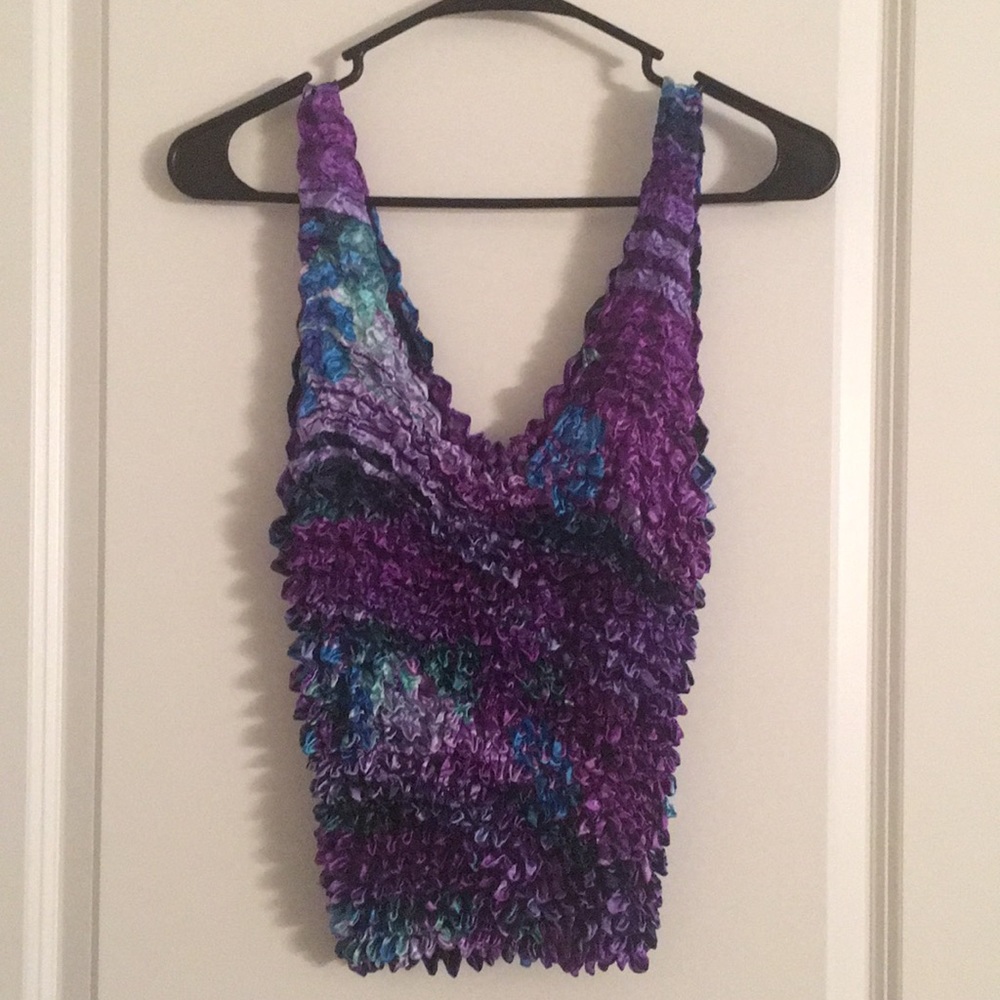 Crinkle Tank Top